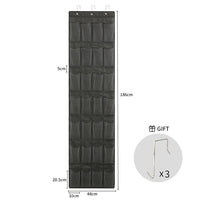 24/28 Large Mesh Pockets Wall Hanging Shoe Organizer Rack Over The Door Fabric Cabinet Closet Sundries Shoe Storage Bag