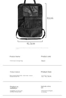 Car Backseat Organizer with Touchscreen Tablet Holder – Storage Pockets & Seat Protector