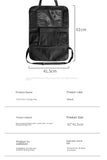 Car Backseat Organizer with Touchscreen Tablet Holder – Storage Pockets & Seat Protector