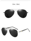 Fashion Aviator Polarized Sunglasses For Men Women Pilot Driving Fishing Metal Sun Glasses Luxury Brand Designer Eyewear UV400
