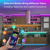 LED Strip Light Bluetooth USB 5050 SMD 5V USB RGB Lights Flexible LED Lamp Tape Ribbon Self-adhesive TV Desktop Diode Decoration