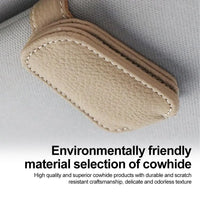Universal Car Sunglasses & Card Holder – Visor Clip Organizer