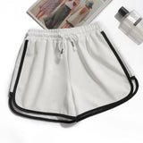 Wide Leg Shorts Sleeping Pants Casual Loose Sports Shorts 2024 Summer Basic Elastic Waist Drawstring Yoga Pants Running Pants