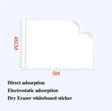 Whiteboard with Easy Application and Removal, Reusable Static Surface for Classroom Office Home Use Dry Erase Marker White Board