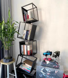 Rotating Bookshelf Organizer – Stylish Storage for Books & Magazines