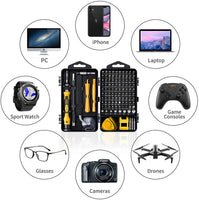 Computer Repair Kit 115 in 1 Magnetic Laptop Screwdriver Kit Precision Screwdriver Set Small Impact Screw Driver Set with Case Jack's Clearance