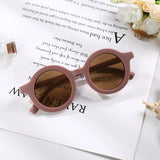 Korea Kids Cute Round Sunglasses for Baby Girls Boys Children Sun Glasses Outdoors UV400 Protection Candy Color De Sol Gafas