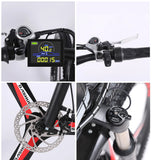 26” Folding Electric Mountain Bike – 250W, Dual Suspension