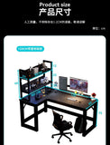 Creative Corner Computer Desks European Office Furniture Double Table Internet Cafe Gaming Desk Home Bedroom Wooden Study Table