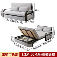 Foldable Queen Sofa Beds King Single Modern Living Room Adjustable Bed Frames Multifunctional Storage Furniture Jack's Clearance