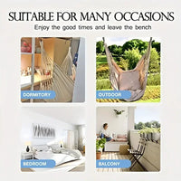 Portable Outdoor Fabric Hammock Rocking Chair