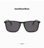 Sports Sunglasses for Men Polarized Comfortable Wear Square Sun Glasses Male Light Weight Eyewear Accessory with Origina