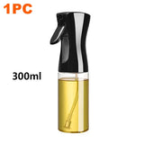 Oil Spray Bottle for Cooking – 200/300/500ml Olive Oil & Vinegar Sprayer with Brush