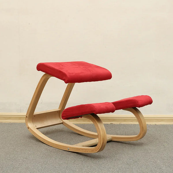 Ergonomic Wooden Kneeling Chair