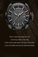 Men’s NAVIFORCE Quartz Watch – Sport, Leather, Waterproof