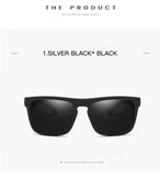Luxury Men’s & Women’s Polarized Vintage Square Sunglasses – UV400 Designer Driving Shades