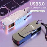 2TB Mini Portable SSD 3.1 High-speed Flash Drive - USB External Memory