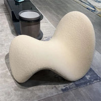 Velvet Minimalist Lounge Chair – Italian-Inspired Nordic Comfort