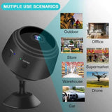 IP Camera HD1080P Home Security Wireless Wifi Mini Camera Small CCTV Infrared Night Vision Motion Detection SD Card Slot Audio Jack's Clearance