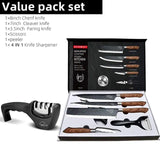 6-Piece Stainless Steel Kitchen Knife Set with Gift Case Jack's Clearance