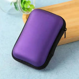 Portable Travel Electronics Organizer – Zippered Charging & Earphone Storage Bag