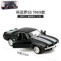 1:36 Diecast Car Models Dark Black Series Exquisite Made Collectible Play Mini Cars 12.5 Cm