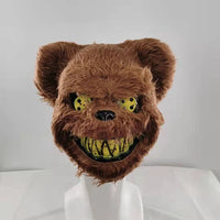 Bloody Plush Bunny Mask for Halloween Horror