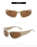 Fashion Punk Goggles Sunglasses for Men and Women Personalized Trendy Sunglasses Fashion Glasses UV400 Women's Glasses
