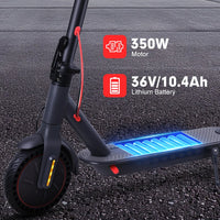 Foldable 30KM Electric Kick Scooter for Adults – 350W