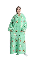 Oversized Wearable Blanket Cozy Warm Hoodie for Adults Soft Sweatshirt for Gifts One Size Fits All