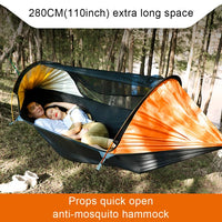 Lightweight Detachable Hammock with Quick Opening, Hanging Straps - Perfect for Outdoor Hiking and Travel