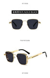 2025 Men’s Polarized Metal Sunglasses – High-End UV Protection, Trendy Driving Shades
