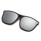 Polarized Clip On Sunglasses Men Photochromic Car Driver Goggles Night Vision Glasses Anti Glare Vintage Square Glasses