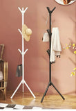Mobile Floor Standing  Multi HookClothes Rack Tree Branch Shape  and Convenient Coat Rack for Home Living Room Clothing Storage