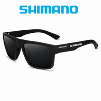 Shimano Polarized Sunglasses Men's Driving Shades Male Cycling Camping Hiking Fishing Classic Sun Glasses UV400 Eyewear