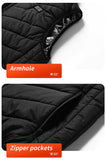 21 Heated Vest Zones Electric Heated Jackets Men Women Sportswear Heated Coat Graphene Heat Coat USB Heating Jacket For Camping
