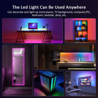 RGB LED Strip Lights 5050 – 1M-30M Color Changing with Music Sync (16 Million Colors)