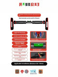 Telescopic Home Gym Bar – Pull-Up, Chin-Up & Sit-Up, Non-Slip Design