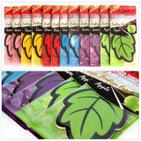Natural Vanilla Tea Leaf Car Air Fresheners – Hanging Auto Perfume (3–60 Pack)