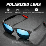 Men’s Polarized Night Vision Driving Glasses – Outdoor Sport PC Frame Sunglasses