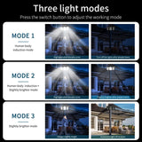 Outdoor Solar Lights - LED Motion Sensor Wall Lamp, Waterproof Spotlight
