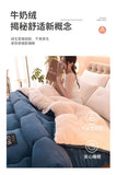 2025 popular solid color winter thickened milk fleece quilt lamb fleece winter quilt single double quilt to keep warm