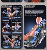 6D Shiatsu Massage Chair – Full Body, Zero Gravity, Heat & AI Control
