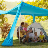 Large UPF50+ Beach Tent - 10x10 FT Family Shade Canopy