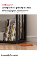 Rotating Bookshelf Organizer – Stylish Storage for Books & Magazines