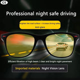 Men’s Polarized Night Vision Driving Glasses – Outdoor Sport PC Frame Sunglasses