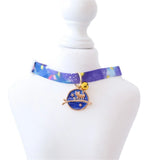 Cat Collars Adjustable Pet Collar For Bell Safety Buckle Planet Jewelry Flower Cute Dog Necklace Pet Products Cat Accessories