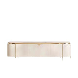 Natural Wood TV Stand Cabinet