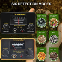 Tanxunzhe TC-200Y Upgrade Metal Detector Underground Wire Iron Metal Gold Detector Adjustable Tracker for Treasure Search New