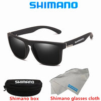 Shimano Polarized Sunglasses - UV400 Protection, Men and Women, Outdoor Hunting Fishing, Driving Bicycle (Optional Box)